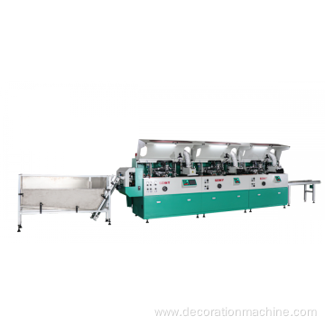 1-8 Color Silicone Tube Screen Printing Machine